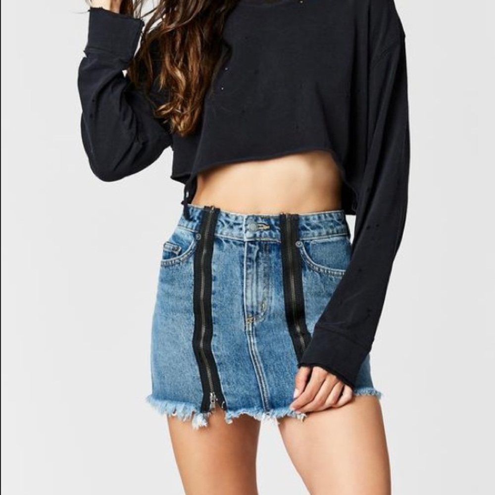 Carmar Odessa Colin Double Zip Front Skirt